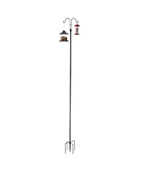 Slickblue 8-Piece Heavy-Duty Garden Shepherd Hooks for Hanging Bird Feeders