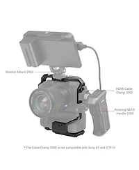 SmallRig 3594 Full Camera Cage for Sony Alpha 7S Iii/Alpha 7 Iv/Alpha 7R Iv/Alpha 1 with Vg-C4EM Battery Grip