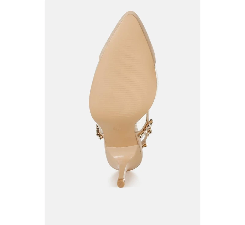 Yaga Stiletto Heel Slingback Sandals Women