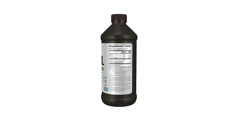 Now Foods Mct Oil ,Vanilla Hazalnut 16 Oz