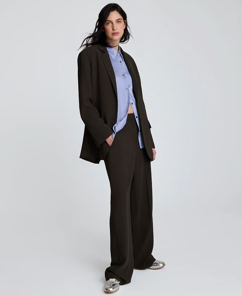 Kenneth Cole Women's Two-Button Boyfriend Blazer
