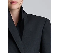 Kenneth Cole Women's Heathered Long Sleeve Blazer