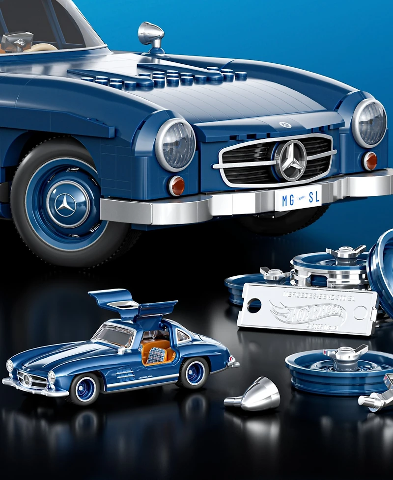 Mega Bloks Hot Wheels Mercedes-Benz 300 Sl Building Toy Kit