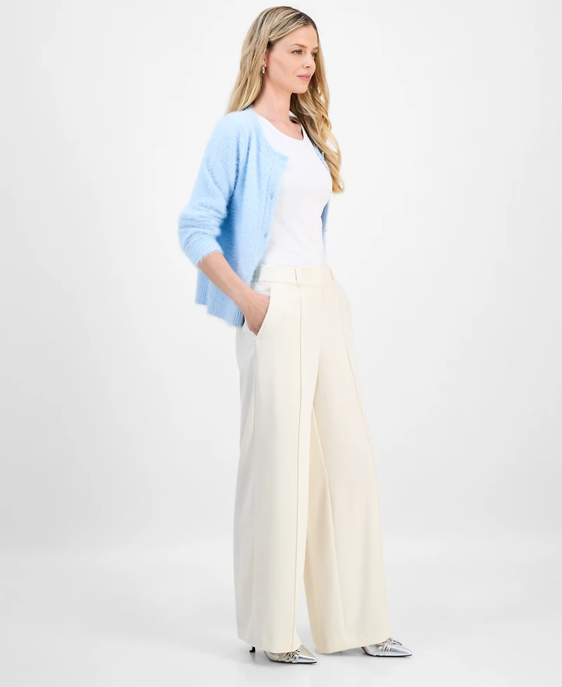 I.n.c. International Concepts Petite High-Rise Wide-Leg Pants, Macy's Exclusive