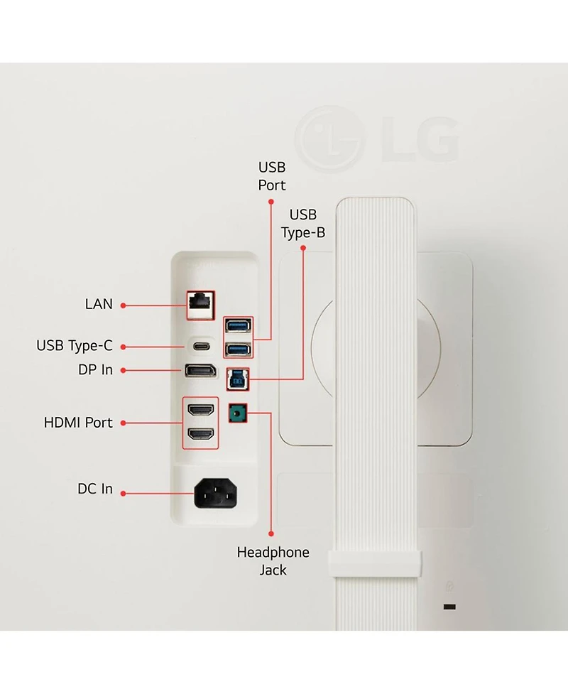 Lg 38WR85QC 37.5" 21:9 Ultrawide Qhd+ 144Hz Curved Usb-c Ips Lcd Hdr Monitor, White