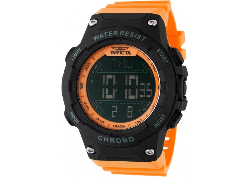 Invicta Men's 48050 Invicta Racing Digital Gmt/Alarm Black Dial Watch