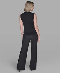 Karl Lagerfeld Paris Women's Round Neck Top
