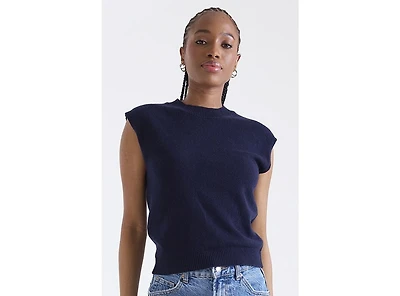 1982 Women's Zarah Crew Neck Cashmere Knit Vest