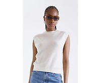 1982 Women's Zarah Crew Neck Cashmere Knit Vest