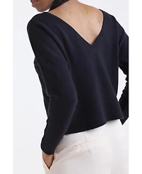 1982 Women's Leyla Low Back Cashmere Sweater