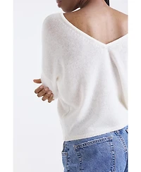 1982 Women's Leyla Low Back Cashmere Sweater
