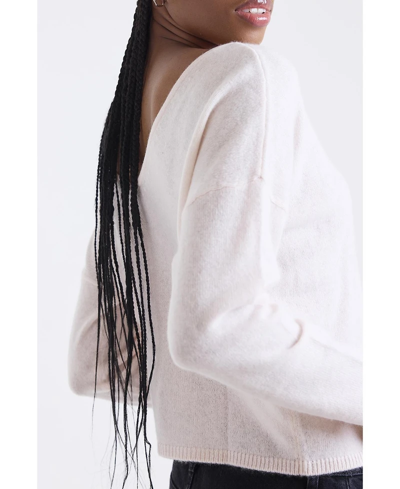 1982 Women's Leyla Low Back Cashmere Sweater