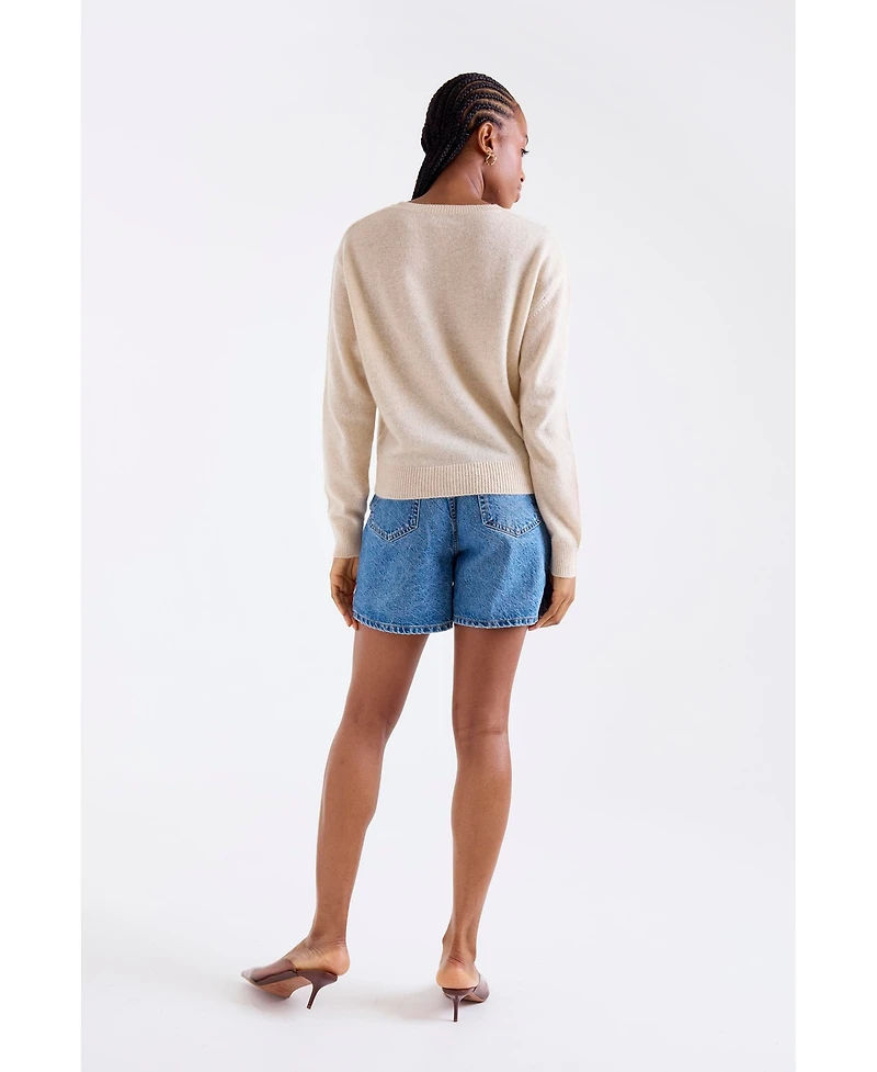 1982 Women's Maila Long Sleeve Cashmere Sweater