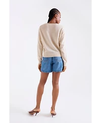 1982 Women's Maila Long Sleeve Cashmere Sweater
