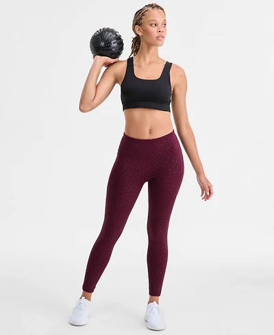 Id Ideology Women's Animal-Print Compression Leggings, Macy's Exclusive