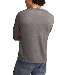 Lucky Brand Men's Venice Burnout Long Sleeve T-Shirt