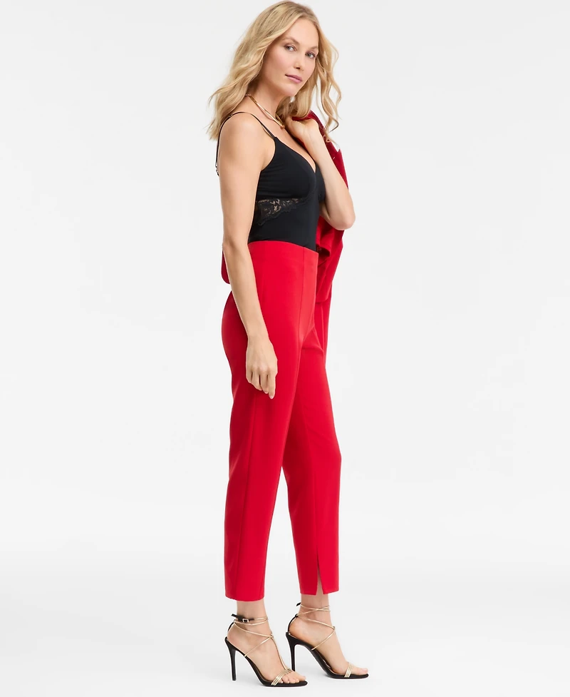 I.n.c. International Concepts Women's High-Rise Slim-Leg Pants, Macy's Exclusive