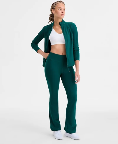 Id Ideology Women's Studio High Rise Flare Leggings, Created for Macy's