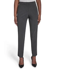 Calvin Klein Petite Pinstripe Highline Pants