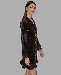 Karl Lagerfeld Paris Women's Velvet Blazer Dress