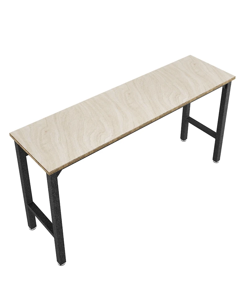 Manhattan Comfort Fortress 37.6" Metal Garage Table