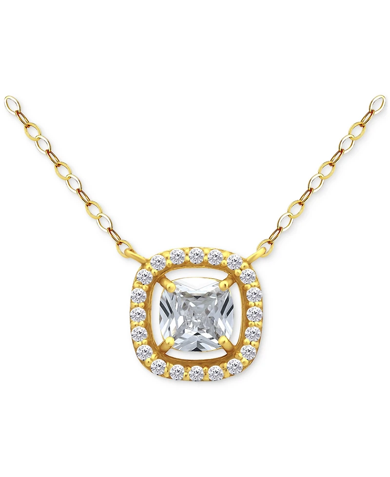 Giani Bernini Necklace (1-5/8 ct. t.w.) in 18K Gold Plated Sterling Silver, Macy's Exclusive