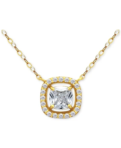 Giani Bernini Necklace (1-5/8 ct. t.w.) in 18K Gold Plated Sterling Silver, Macy's Exclusive