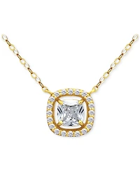 Giani Bernini Necklace (1-5/8 ct. t.w.) in 18K Gold Plated Sterling Silver, Macy's Exclusive