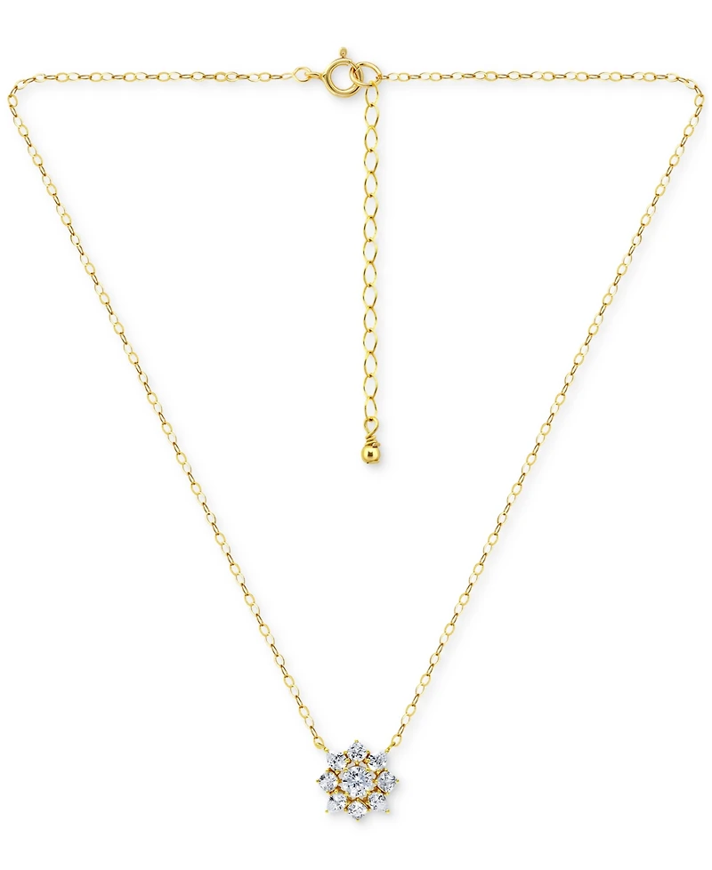 Giani Bernini Necklace (2-5/8 ct. t.w.) in Gold Plated Sterling Silver, Macy's Exclusive
