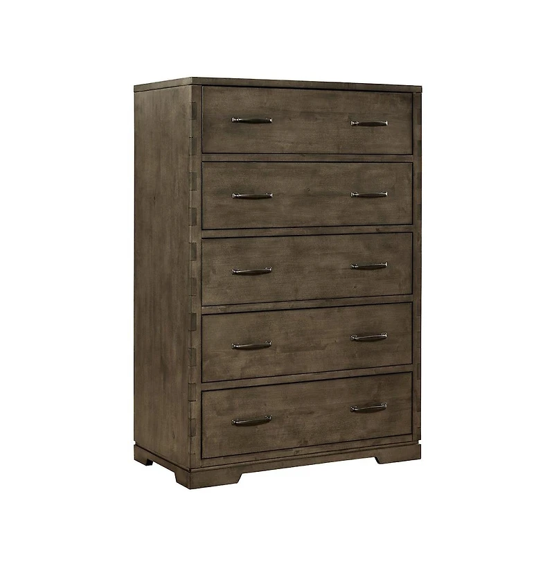 Westwood Design Dovetail 5-Drawer Chest, Graphite