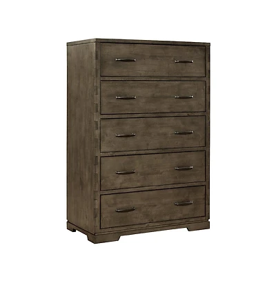 Westwood Design Dovetail 5-Drawer Chest, Graphite