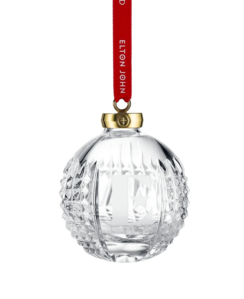 Waterford Elton John E Icon Bauble Ornament