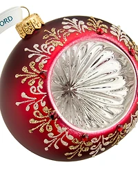 Waterford Holiday Heirlooms Ember Laurel Bauble Ornament