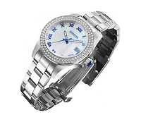 Invicta Women's 36069 Angel Quartz 3 Hand White Dial Watch