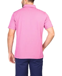 Tailorbyrd Big & Tall Solid Modal Polo w/Contrast Trim