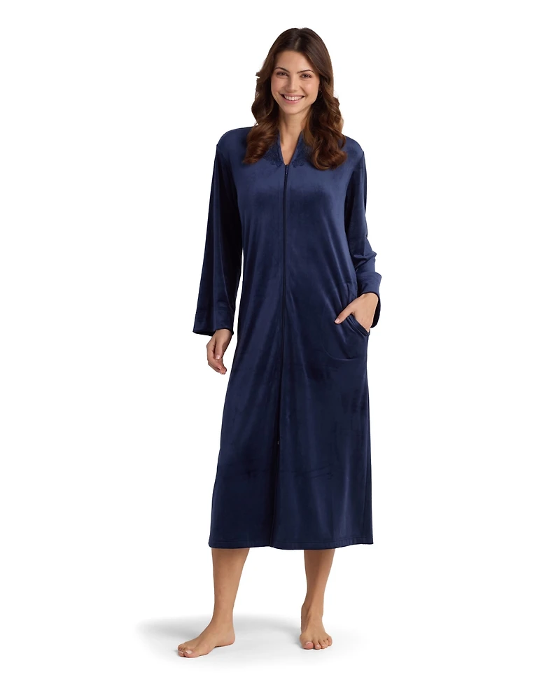 Miss Elaine Women's Long Sleeve Sleepwear Robe