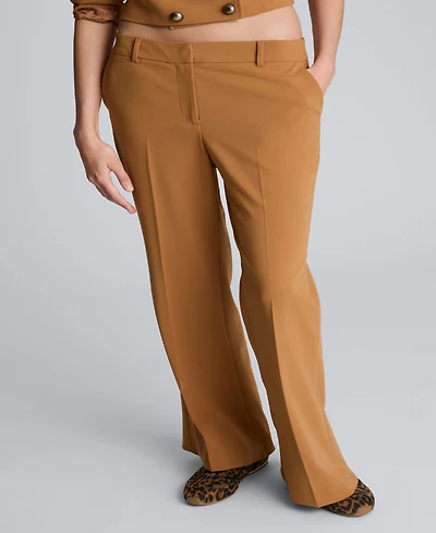 Kenneth Cole Women's Wide Leg Flare Pants