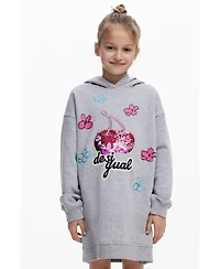 Desigual Girls's Cherry hooded dress