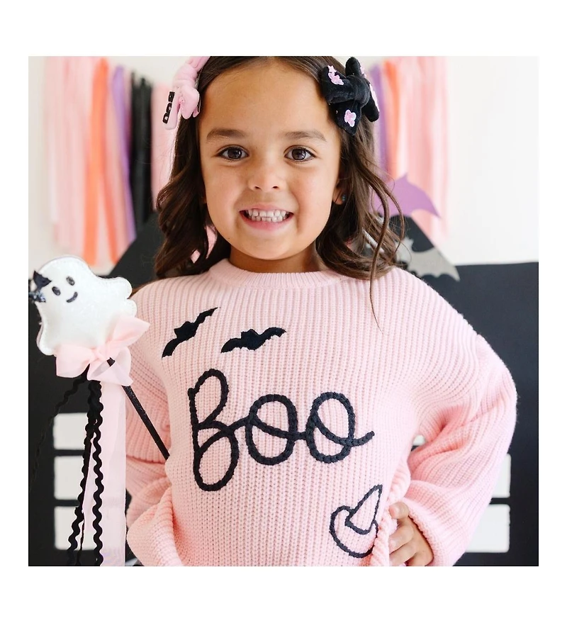 Sweet Wink Girls Boo Bows Halloween Clip Set