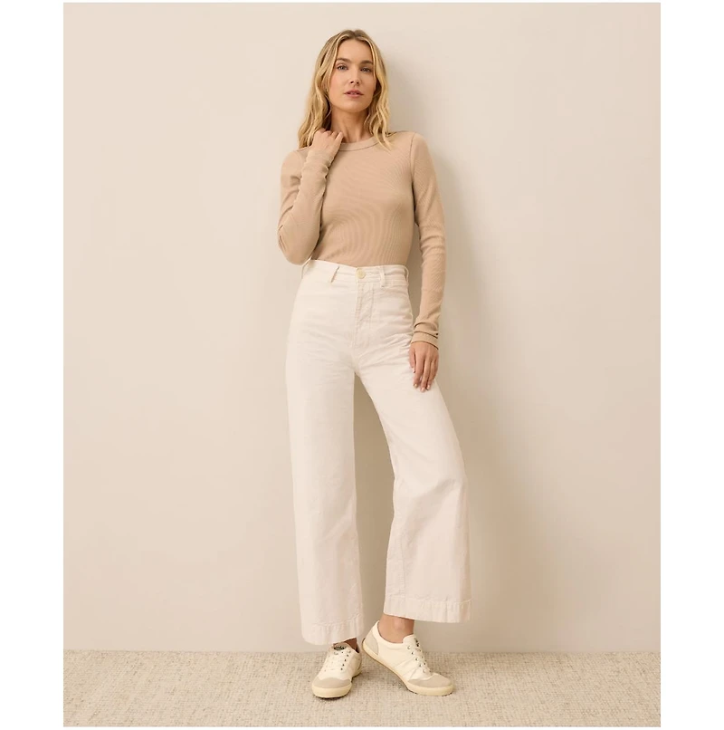 Pact Women's Perfect Rib Long Sleeve Tee