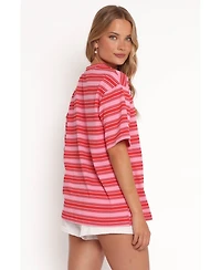 Petal and Pup Women's Zestora Tee - Pink Red M