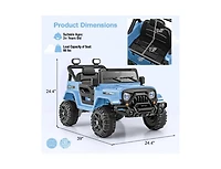 Akiudex 12V Kids Ride On Truck with Remote Control