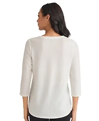 Jones New York Petite V-Neck Top