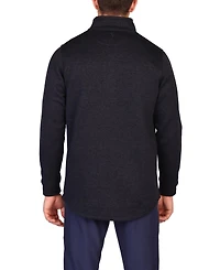 Tailorbyrd Men's Sweater Knit Snap Placket Pullover