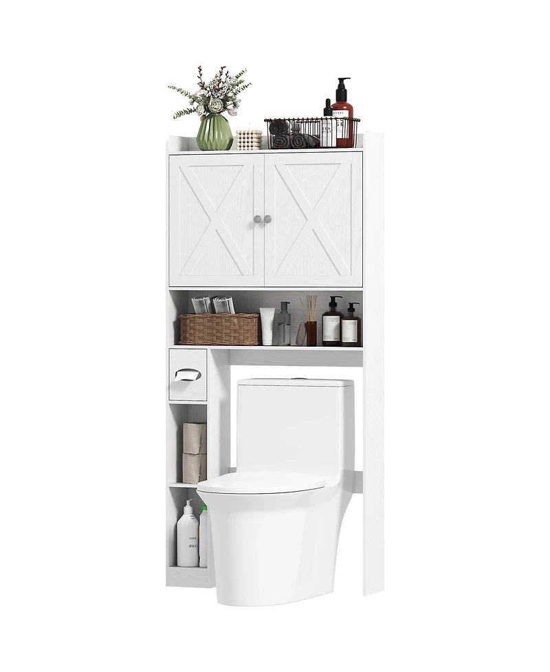 Bathroom Cabinet for Towels and Essentials with Sturdy, Space-Efficient Design