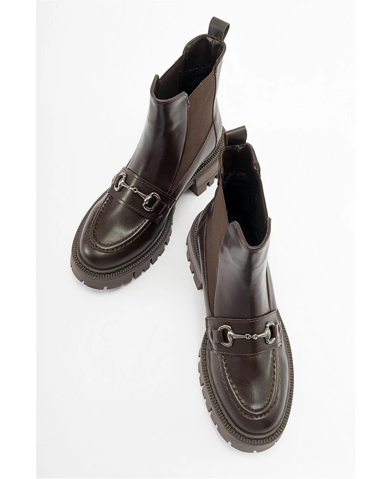 Prologue Shoes Vesper Buckled Chelsea Boot (Women)