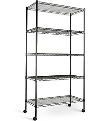 Flynama Simple Deluxe Heavy Duty 5-Shelf Shelving Unit