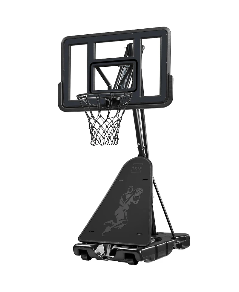 Best Choice Products Adjustable 4.4-10ft Basketball Hoop, Portable Goal w/Shatterproof Backboard