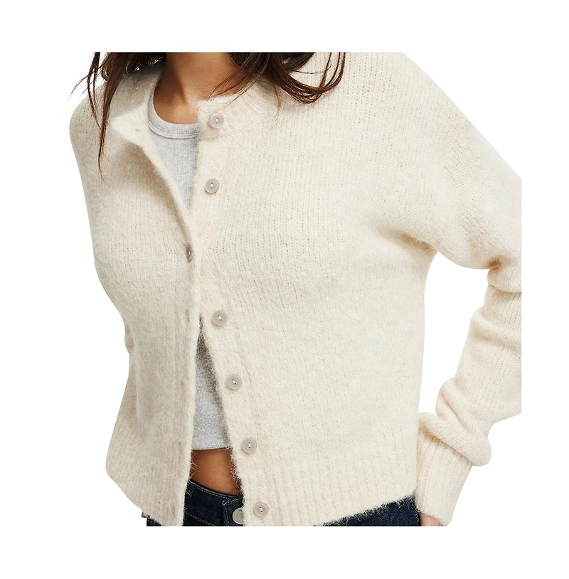 Cotton On Women's Lofty Luxe Crew Cardigan