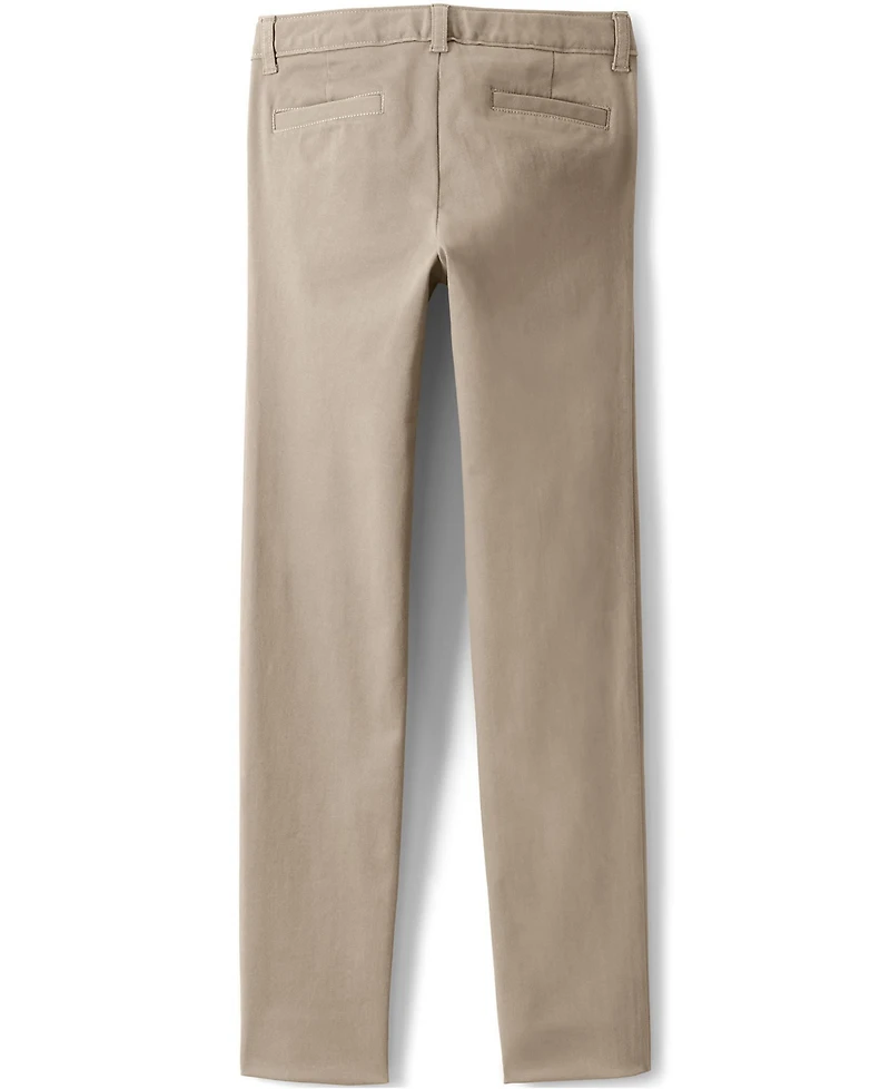 Lands' End Little Girls Slim Fit Stretch Chino Pants